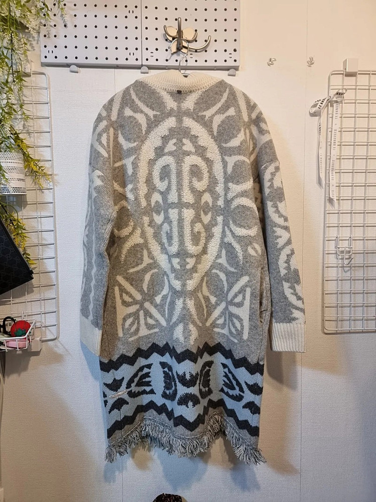 새상품 S 보헤미안 롱가디건 써스데이아일랜드 이미지