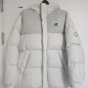뉴발란스키즈 구스다운 패딩점퍼 160사이즈 그레이