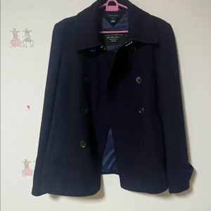 타미힐피거 여성 더블브레스트 코트