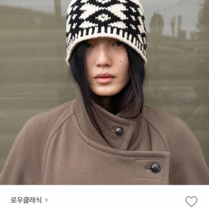 로우클래식 자카드 버킷 비니