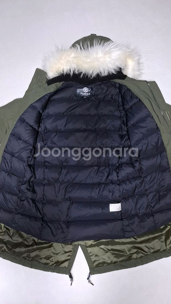 빈폴 아웃도어 여성 구스다운 야상자켓 95 솜털 90%--6
