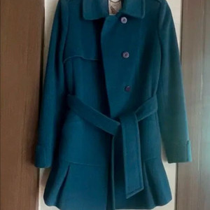 세틴 퍼 카라 코트