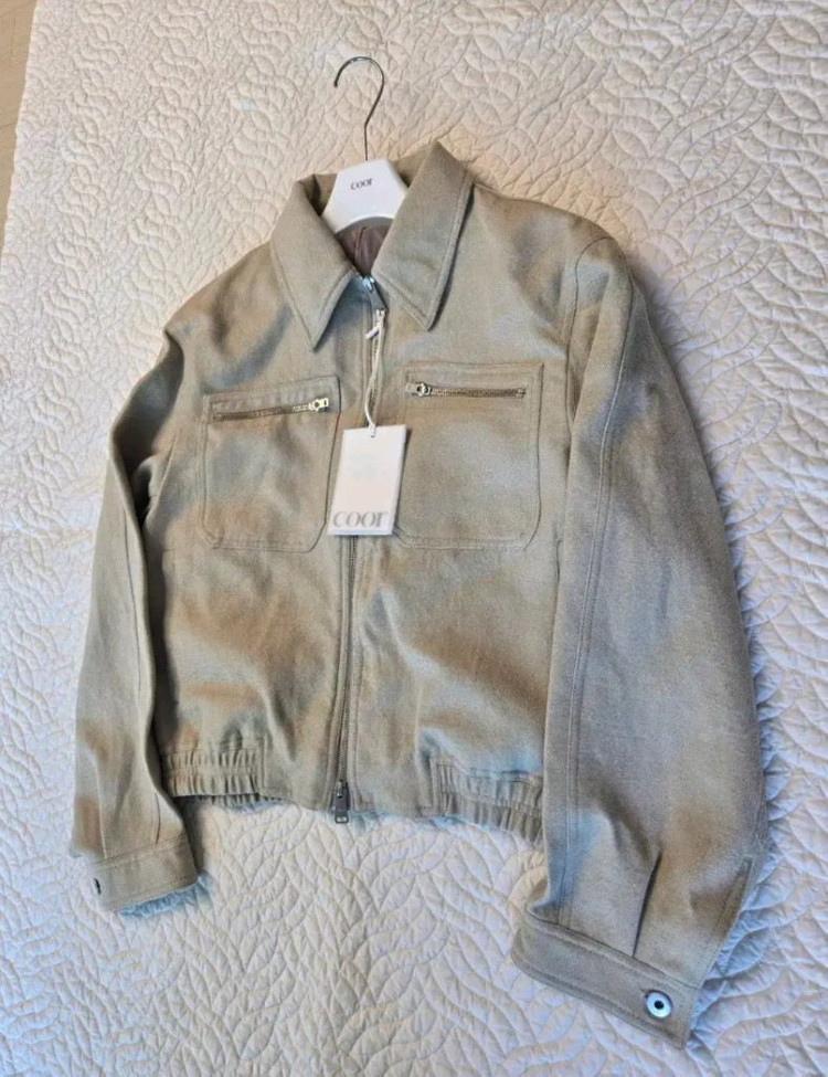 쿠어 울 린넨 자켓/ S사이즈/ 미시착 새제품--1