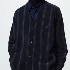 유니클로 니들스 스트라이프 가디건 XL