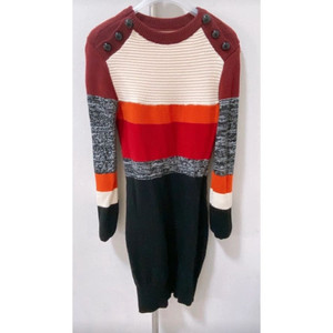 글램 스트라이프 니트 원피스