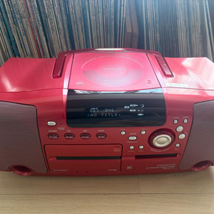 캔우드 CD,MD,카세트,라디오 올인원 오디오 시스템