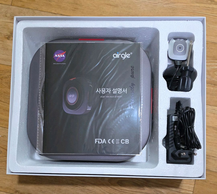 에어글 Airgle AG25 미니 공기청정기 미개봉 신품 이미지