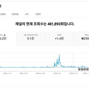 1300명 수익 활성화 국내 유튜브 채널