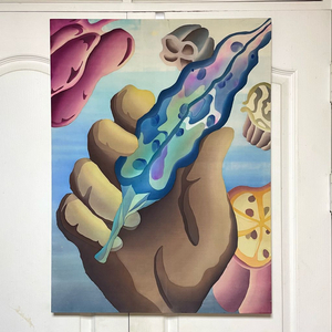 염색작품 섬유공예 파라핀염 바틱 batik