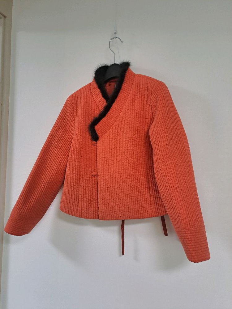 누빔 생활 한복 세트 (자켓+치마) 66사이즈--1