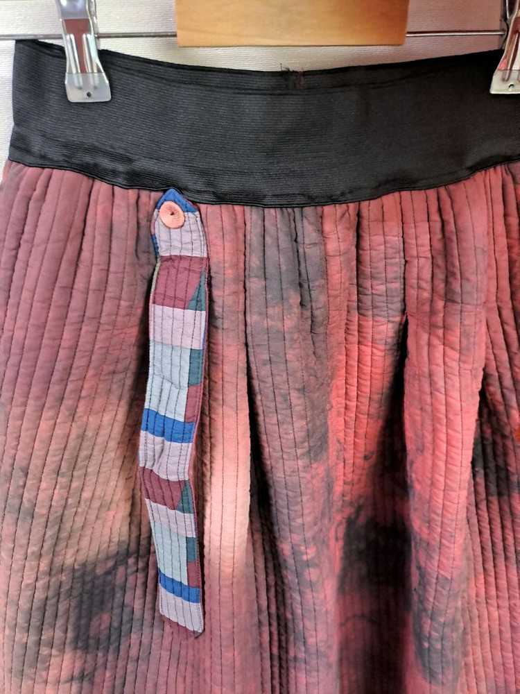 누빔 생활 한복 세트 (자켓+치마) 66사이즈--4