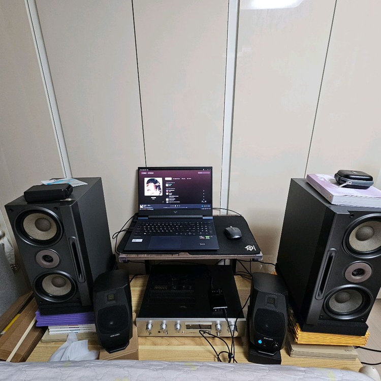 파이오니아 SA-7700 인티앰프 롯데 패시브 스피커 이미지