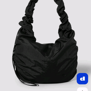 (새상품)쿠호플러스 쉬어링 호보백 블랙 나일론토트백 이미지