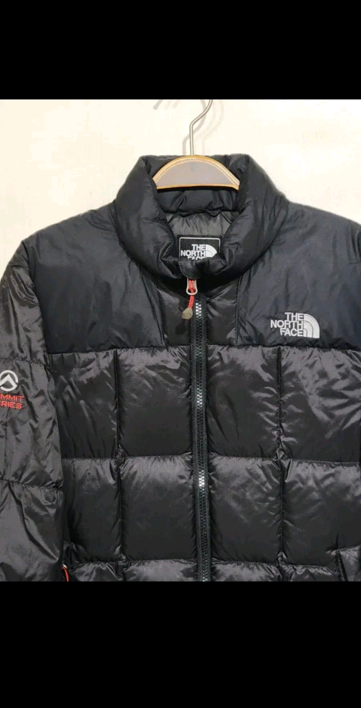 (90) 노스페이스 거위털 패딩점퍼 블랙 서밋시리즈 800 다운자켓--1