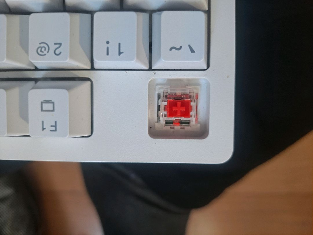 ABKO 앱코 K515 기계식 키보드 화이트 적축--1