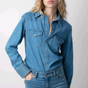 쟈딕앤볼테르 데님 셔츠ㅡ정품 가격내림