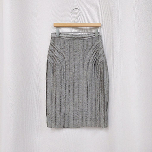 버버리 실크 주름 스커트