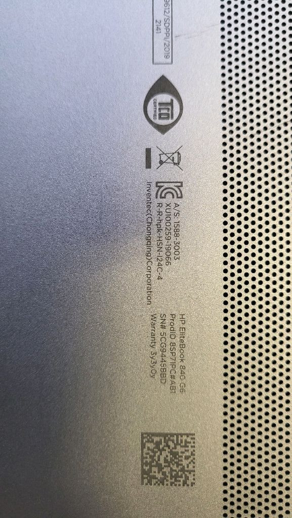 HP ELITEBOOK 840G6 I5-8365U RAM 16GB SSD 256GB WINDOWS 11--2