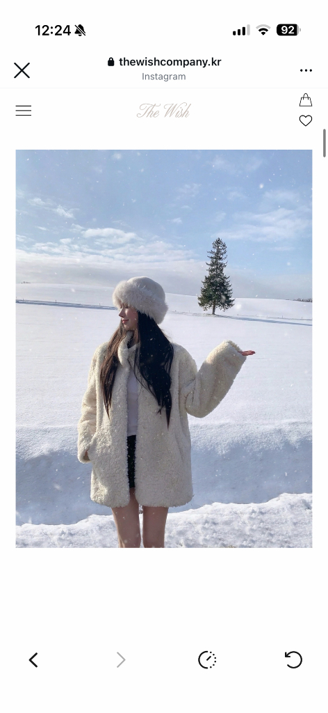 더위시 엘린 시어링 코트--1