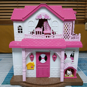 실바니안 패밀리 대형 2층 하우스 구버전 + 가구·인형 풀세트