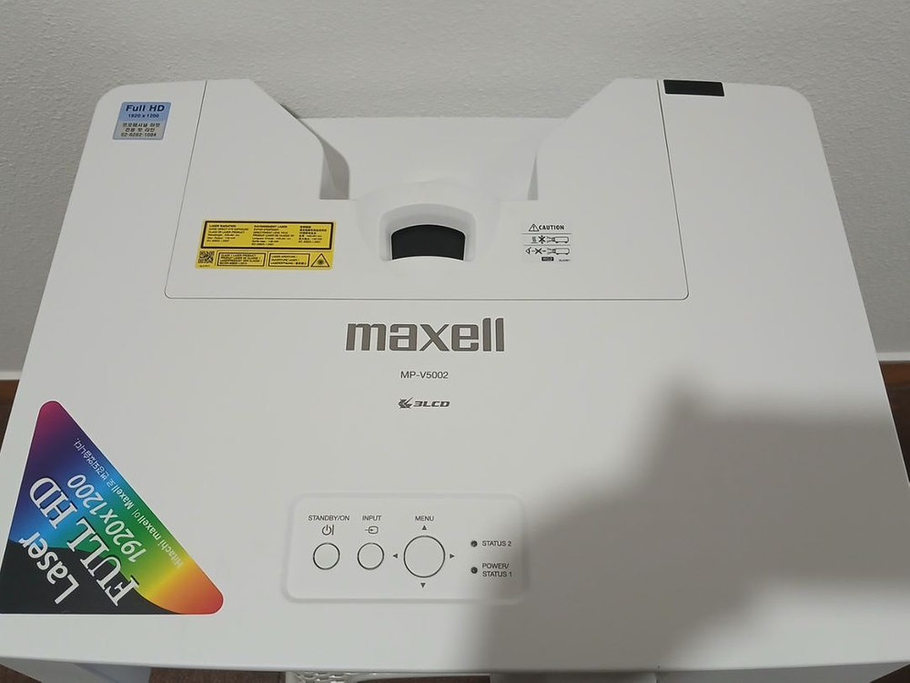 레이저5000안시 단초점 맥셀MC-V5002 빔프로젝터--1