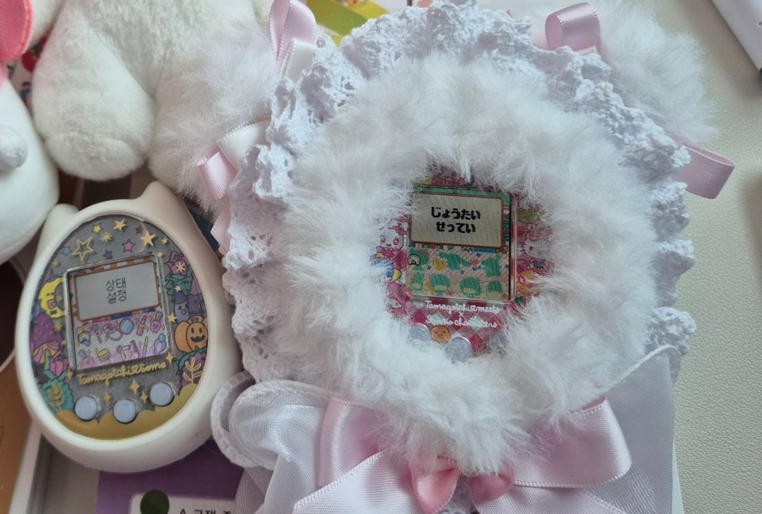 다마고치 산리오 미츠 + 썸 매지컬 + 실리콘케이스 일괄 이미지