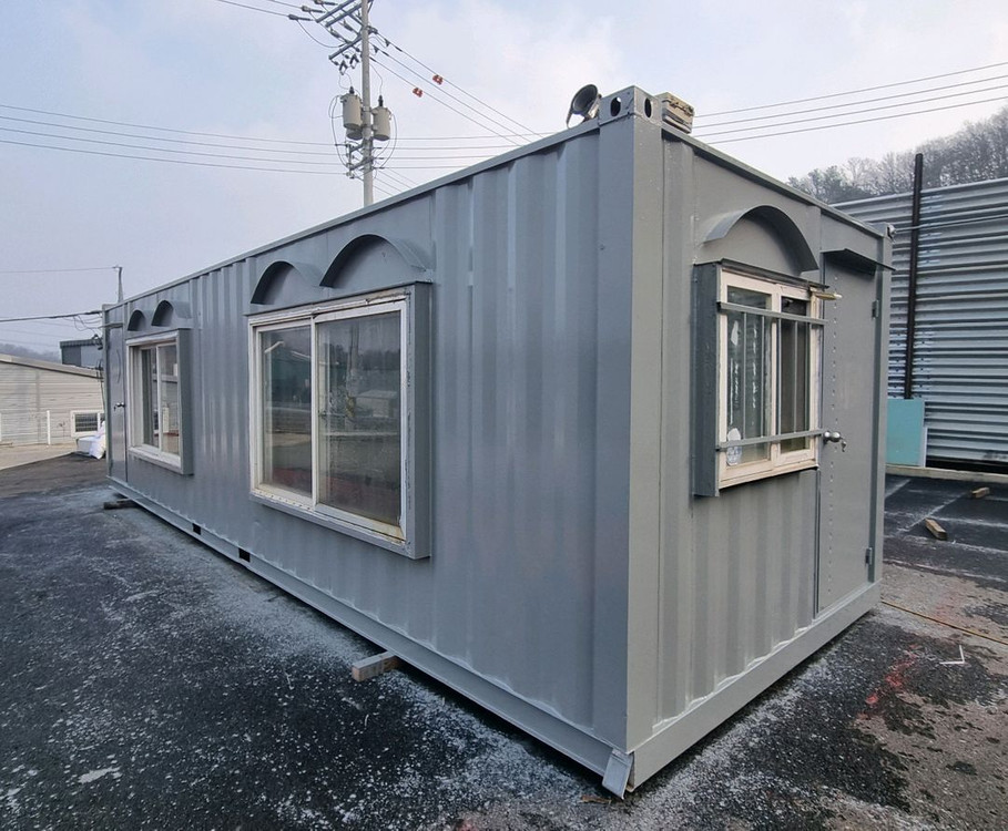 중고컨테이너 3-9 전기판넬 에어컨 이중대창 이중단열 데코타일--1