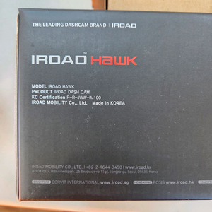 아이로드 호크 HAWK 2CH/128G & GPS 블랙박스