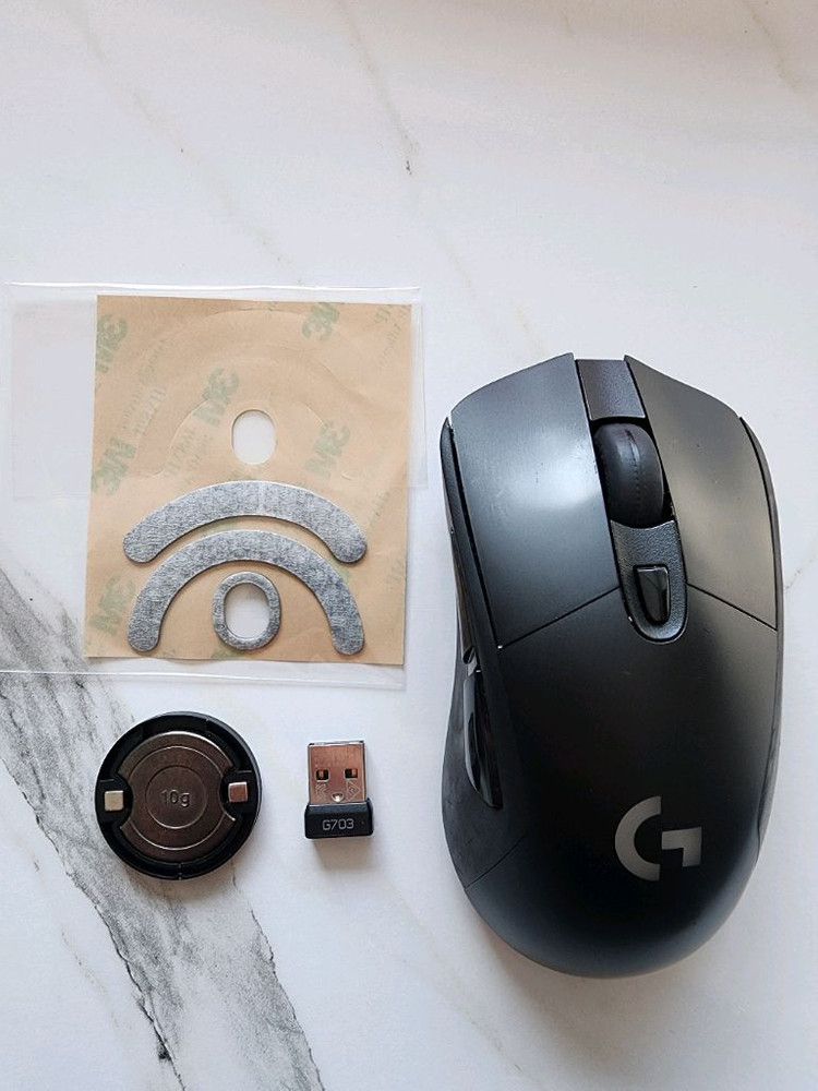 로지텍 G703마우스 g933헤드셋 G PRO 키보드--1