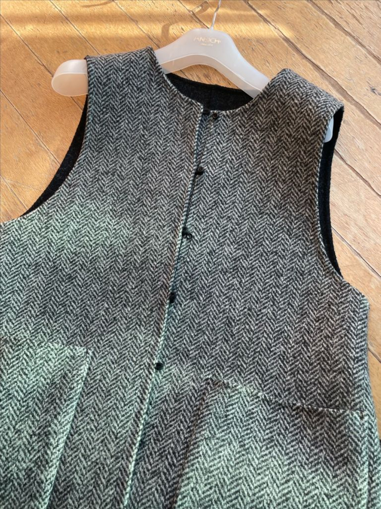 헤링본 두툼 모직 베스트 조끼 브루넬로 파비아나 로로피아나 미스지 쁘렝땅 빈폴 닥스 마시모두띠 구호 랑방 스타일--2