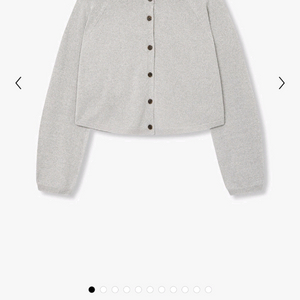 보브 라운드넥 니트 가디건