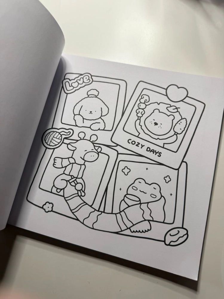 Coco Wyo cozy days 컬러링북 영문판 이미지