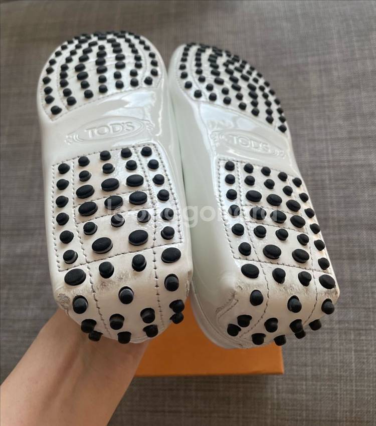 (정품)토즈 고미노 드라이빙 슈즈 화이트 37.5사이즈--7