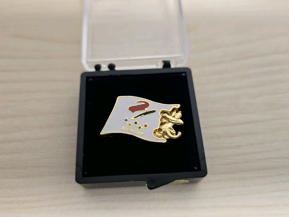 베이징 올림픽 기념 핀뱃지 이미지