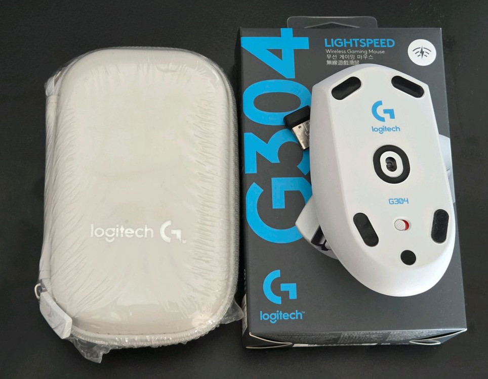 [택포]로지텍 G304 무선마우스 화이트--1
