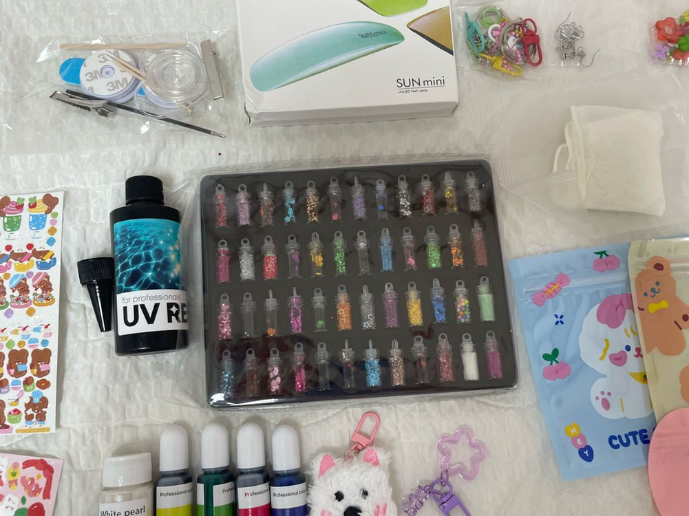 만들기세트/10만원이상구성/UV레진아트 세트 (새상품) 이미지