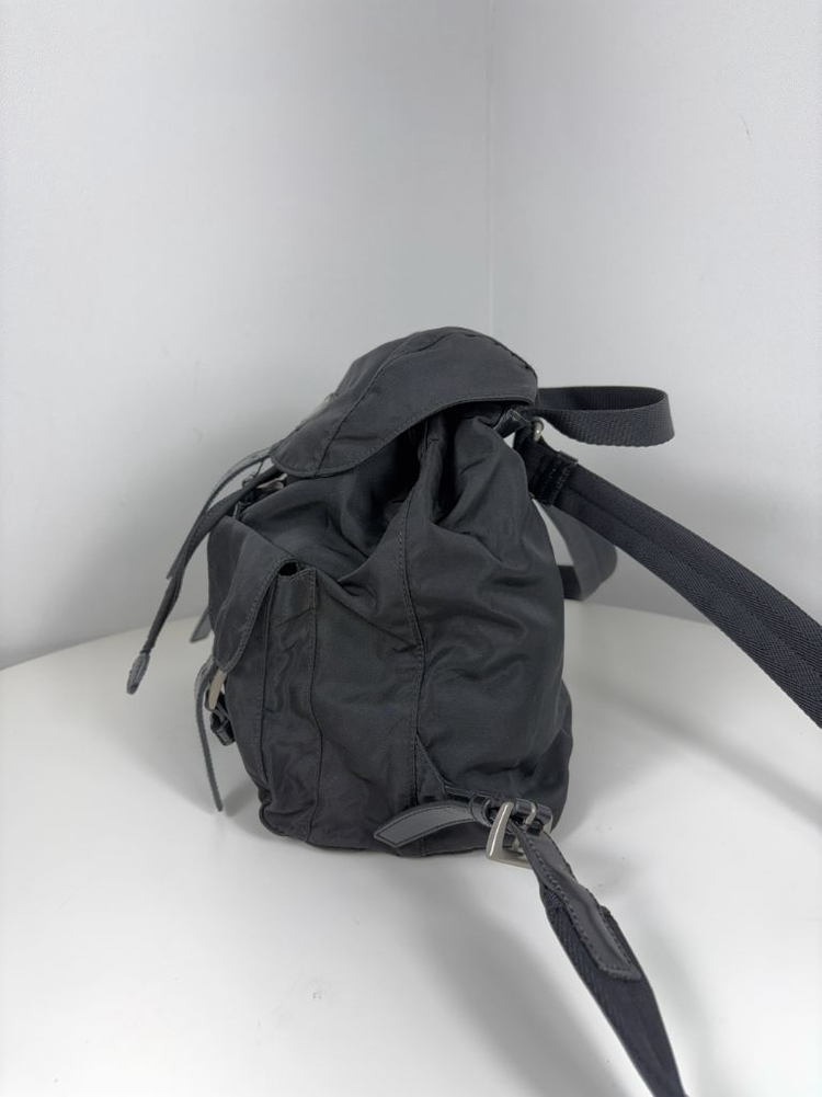 프라다 나일론 투포켓 스몰 백팩--2