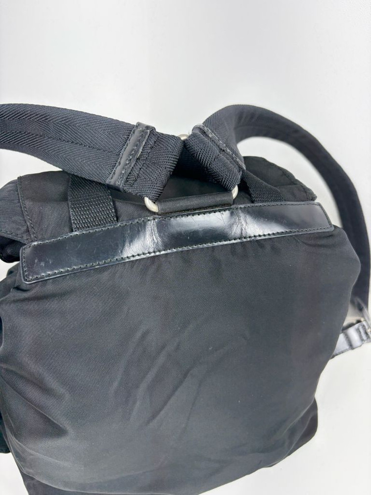 프라다 나일론 투포켓 스몰 백팩--5