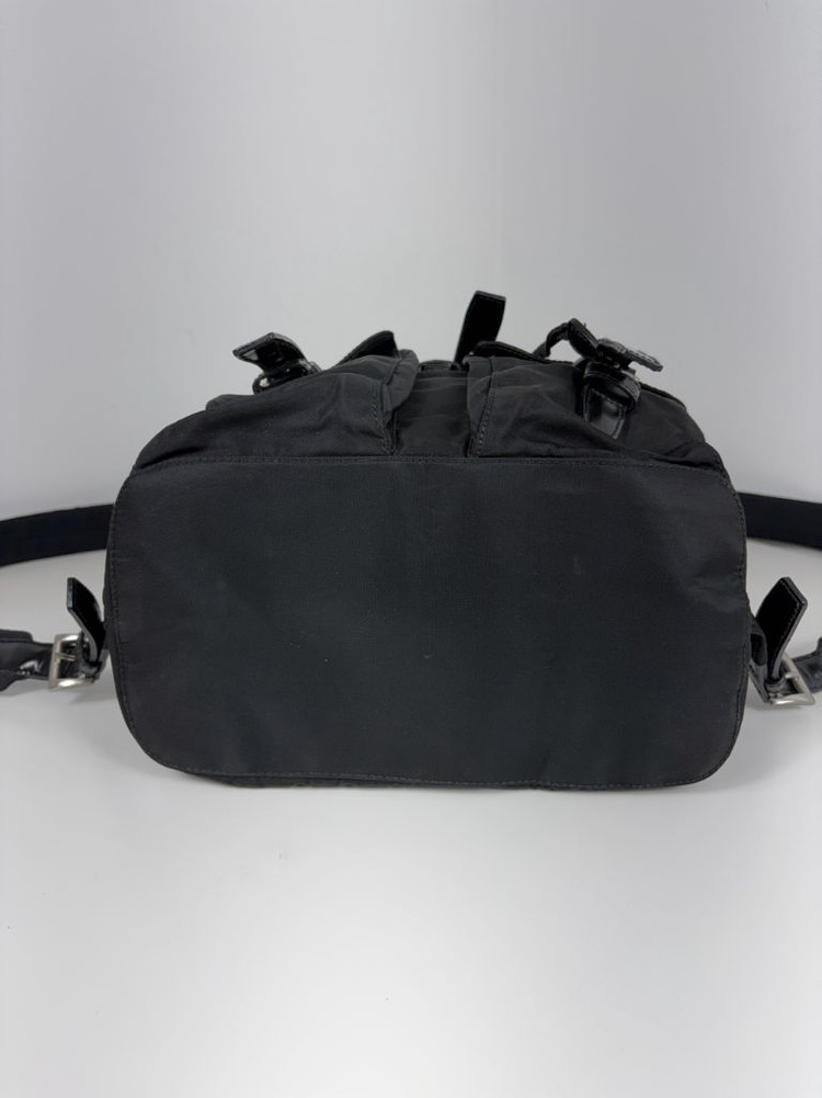 프라다 나일론 투포켓 스몰 백팩--7