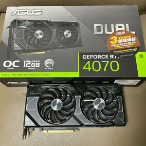 ASUS DUAL 지포스 RTX 4070 OC