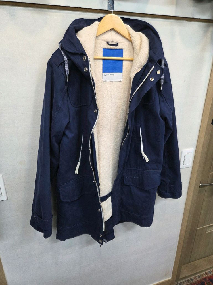 아디다스 m 파카 양털안감 야상자켓 xl--6