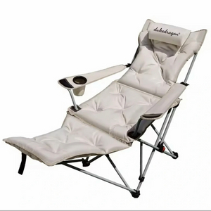 듀크드래곤 리클라이너 캠핑 의자 베이지