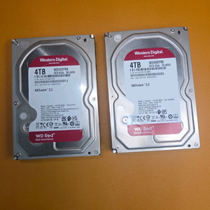 wd red nas 4tb2개