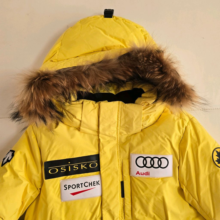 데상트 아우디 패딩 스키복 S 90--1