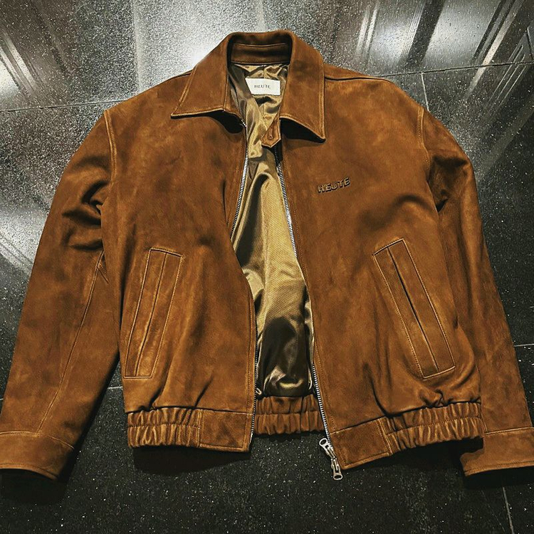 [판매완료] 호이테 스웨이드 자켓 L--7