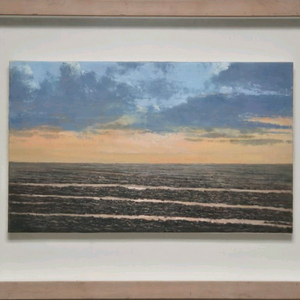 문인환 - 침묵의땅 (액자:66x48)/보증서