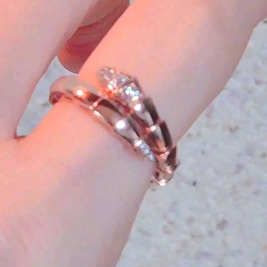 14k랩다이아 반지