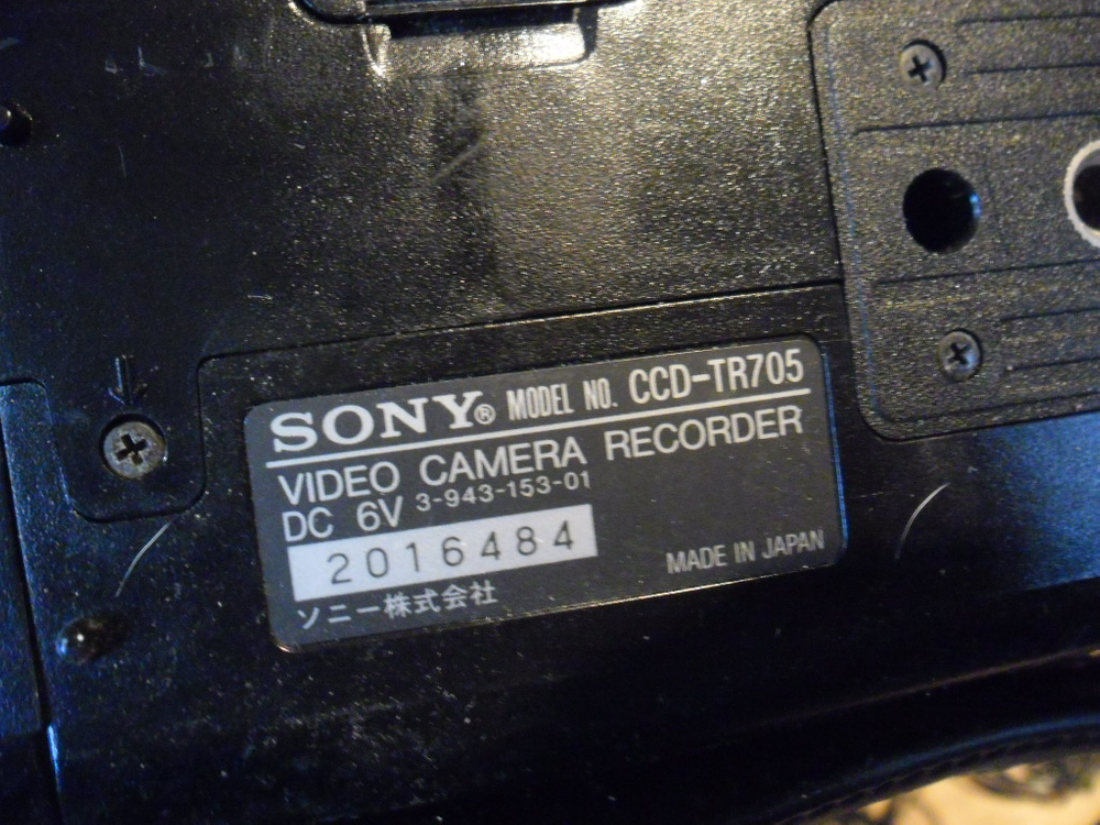 부품용--소니 8미리 캠코더-CCD-TR705--3