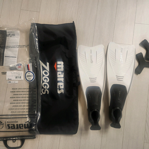 핀서포트포함.마레스 뉴클리퍼 오리발 롱핀 220-225 (EU33-34)