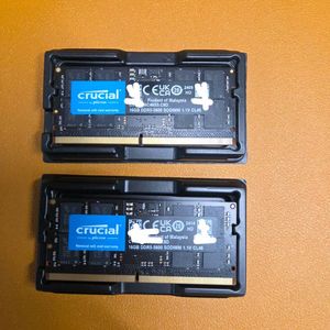 마이크론 DDR5 5600 16gb 노트북 2개